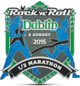 Rock 'n'  Roll Dublin half marathon 2nd of August 2015 - Scream at my face